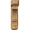 Ekena Millwork Balboa Craftsman Rough Sawn Bracket w/ Offset Brace, Western Red Cedar, 6"W x 20"D x 24"H BKT0604X20X24BOA04RWR - alternate 2